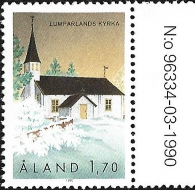 Ål 1990 LumparlandIn k 1,70 mk välilöpari numero ** LaPe 042