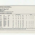 Brad Maxwell Vancouver 86-87 Team Issue - pikkukuva 2