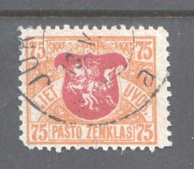 Liettua 1919 75 sk vesileima 1
