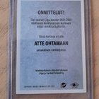 2021–22 Cardset Signature Atte Ohtamaa 69/125 - pikkukuva 2