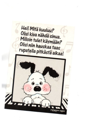 °°HEI! MITÄ KUULUU ? ...°° -KORTTI /Marleena Ansio