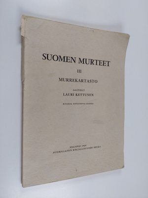 Suomen murteet - III : Murrekartasto