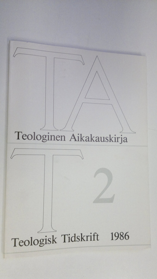 Teologinen aikakauskirja 2/1986