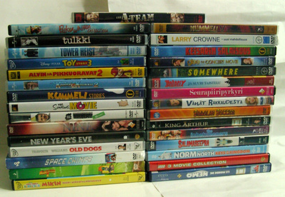 DVD Elokuvia ja TV-Sarjoja 53 kpl