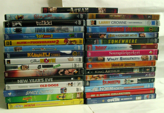 DVD Elokuvia ja TV-Sarjoja 53 kpl