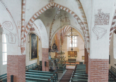 KIRKKOKORTTI - TURKU - MAARIAN KIRKKO - SISÄKUVA - 1