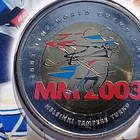 Jääkiekon MM 2003 mitali muovissa. Koko - 85*120 mm - pikkukuva 2