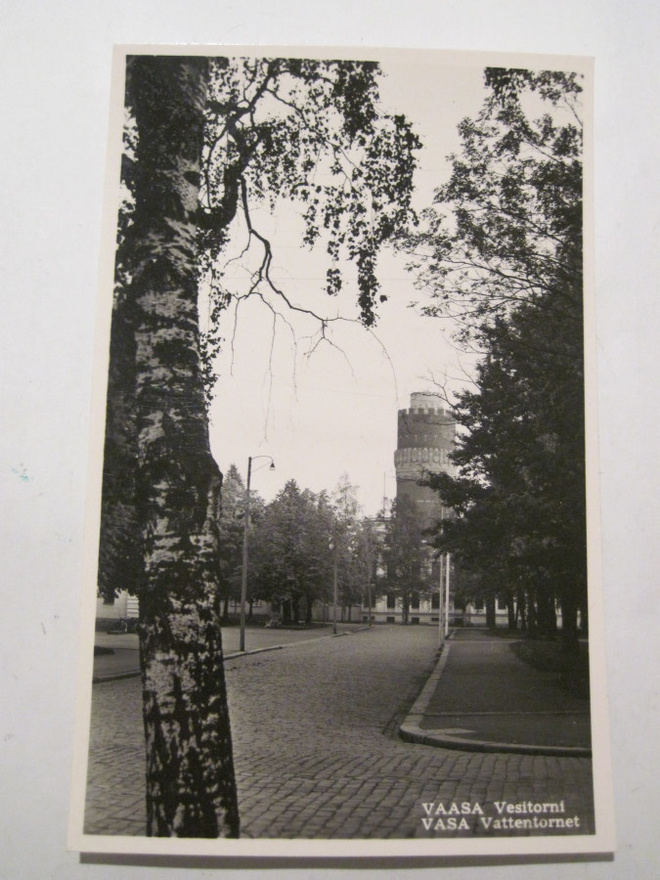 VANHA Postikortti Vaasa 1950-l Alkup.Mallikappale