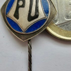 VANHA Merkki PU Urheiluseura Porvoon Urheilijat Hopeaa 1924 - pikkukuva 1