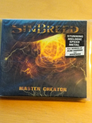 Sinbreed-Master creator,cd uusi