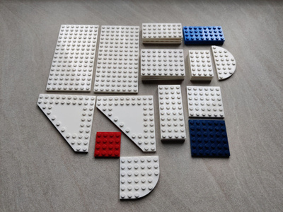 Lego levyt 22 kpl