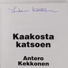 Antero Kekkonen : Kaakosta katsoen (signeerattu) - pikkukuva 3