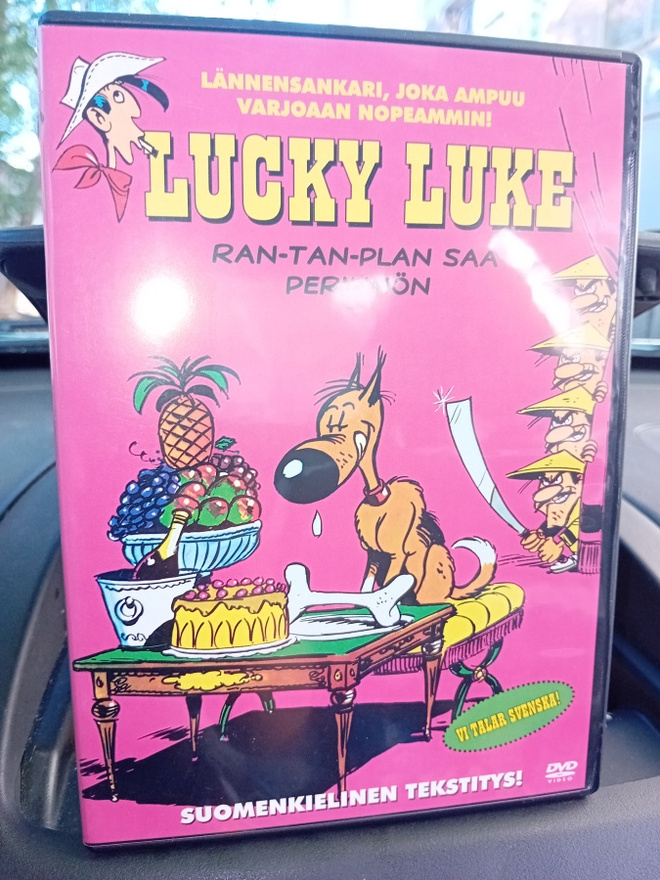Dvd Lucky Luke : Ran-Tan-Plan saa perinnön ( SIS POSTIKULU