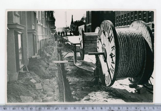 Turku Piikkiö lennätinkaapelinasennus  1939
