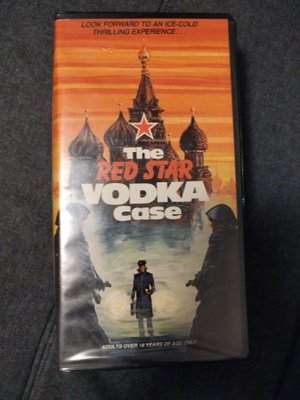 Vintage the Red star vodka case piilopullo tai koriste/lahja