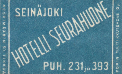 Seinäjoki, Hotelli Seurahuone     b352