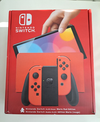 Nintendo Switch Oled Mario Red Edition konsoli