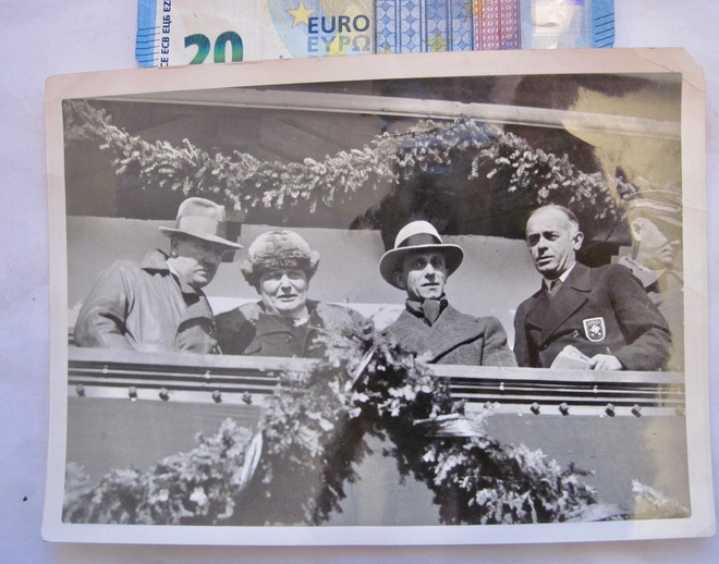 VANHA Valokuva Natsi Saksa Olympia 1936 Hitler Göring Goebbe