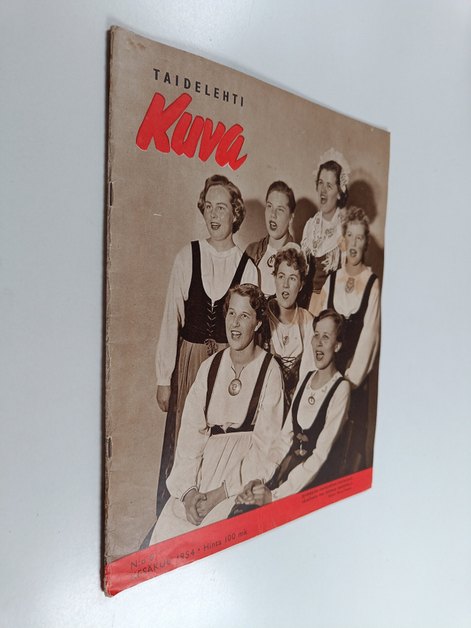 Taidelehti kuva N:o 6/1954
