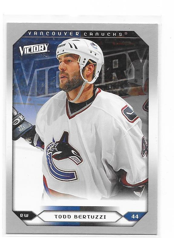 2005-06 Upper Deck Victory #249 Todd Bertuzzi Vancouver