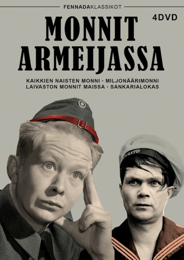 MONNIT ARMEIJASSA  Fennada sotilasfarssit (4 disc)  DVD Boxi