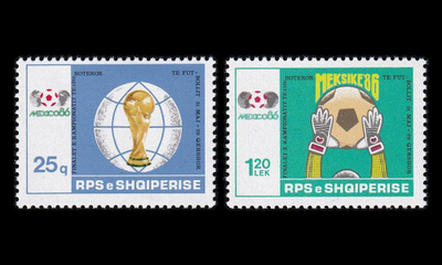 Albania 2299-300 ** Jalkapallon MM-kisat Meksiko (1986)