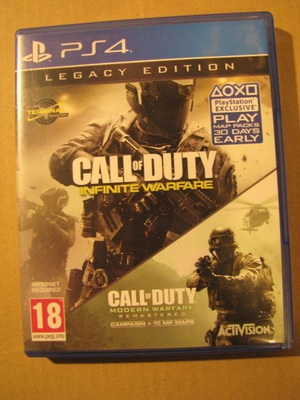 CALL OF DUTY - Infinite Warfare + Modern Warfa( PS4 - peli )