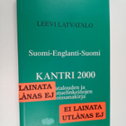 Leevi Latvatalo : Kantri 2000 : Suomi-Englanti-Suomi = Ma... - pikkukuva 1