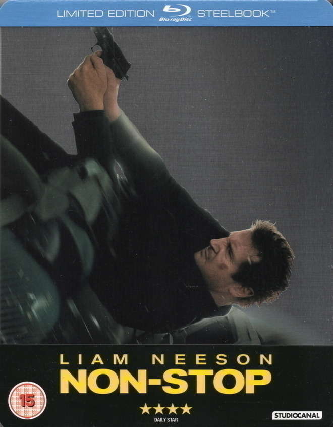 Non-Stop (steelbook, uusi ja muoveissa)