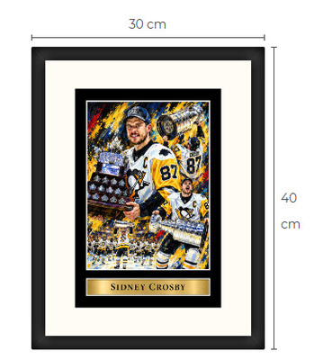 Uusi Sidney Crosby art print Limited Edition 30 cm x 40 cm