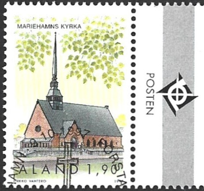 Ål 1997 Maarianham kirko 1,90 välilöpari logo EPL LaPe 133