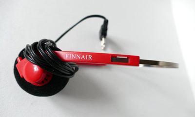 Finnair lentokone kuulokkeet