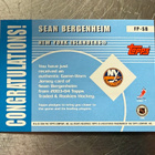 2003-04 Topps Traded Future Phenoms #FPSB Sean Bergenheim - pikkukuva 2