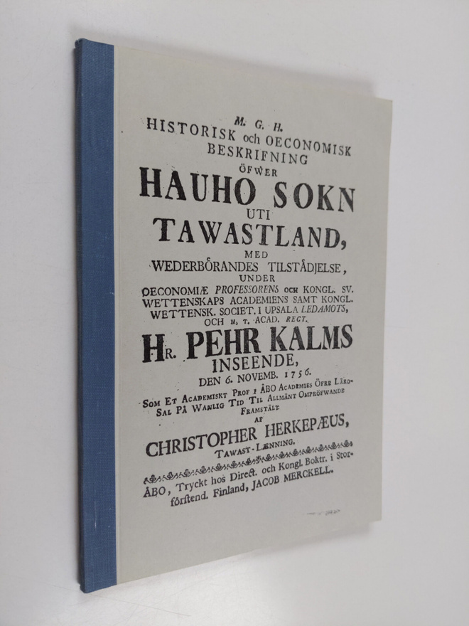Christopher Herkepaeus : Historiallinen ja ekonominen sel...