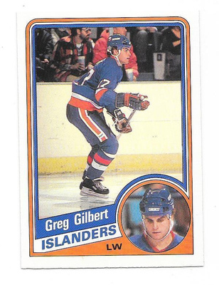 1984-85 OPC #125 Greg Gilbert New York Islanders RC
