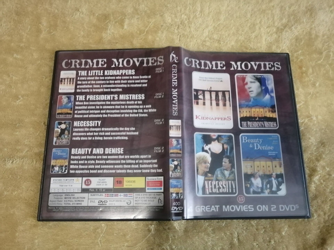 CRIME MOVIES DVD