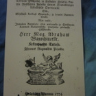 Maisteri Abraham Wanochius, jälkimuisto - pikkukuva 1
