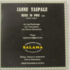 Janne Taipale • Mene jo pois CDr-Single - pikkukuva 2