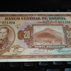 Bolivia 20 bolivianos 1928 P122 sn204 XF - pikkukuva 1