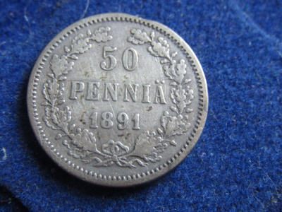 50 penniä 1891