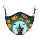 Kasvomaski 100% Puuvillaa, antibakteerinen. Halloween. - pikkukuva 2
