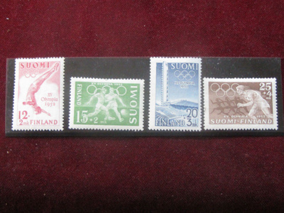 Helsingin Olympiakisat 1952 postimerkkisarja
