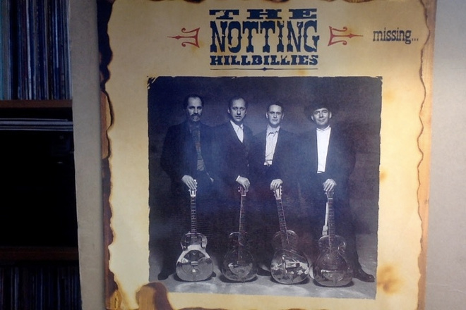 THE NOTTING HILLBILLIES  ::  MISSING....::  VINYYLI LP  1990