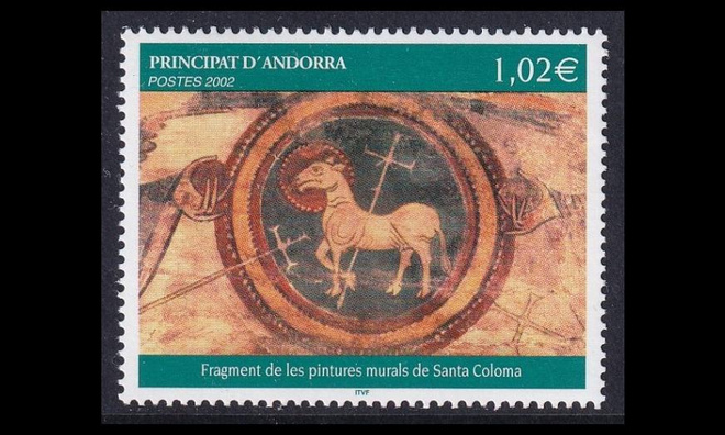 Andorra Fr 595 ** Uskonnollinen taide (2002)
