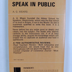 Alice Gertrude Mears : The Right Way to Speak in Public - pikkukuva 2