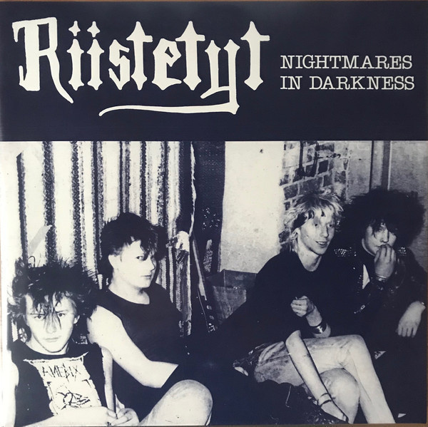 RIISTETYT - Nightmares in darkness LP  + RINTAMERKKI