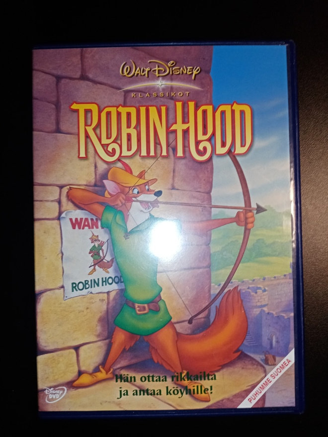 DVD Robin Hood, Walt Disney -  21. Klassikko