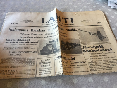 LAHTI LEHTI 218/1940