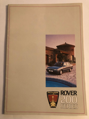 Myyntiesite - Rover 200 Series - 1985