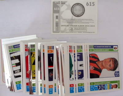 Panini jalkapallo tarroja 2014-2015